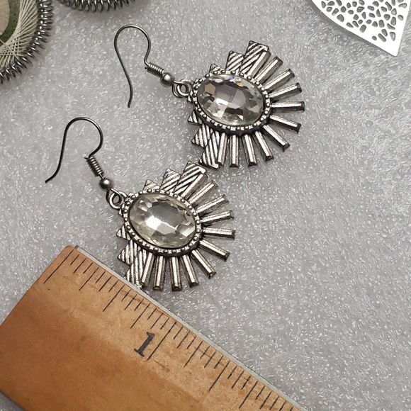 3 PAIR Variety French Hook Earrings - Picture 6 of 7